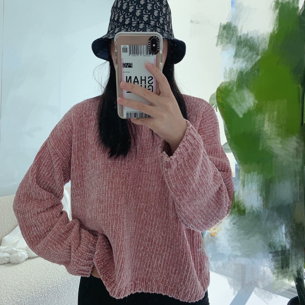LA Hearts Textured Chenille Sweater